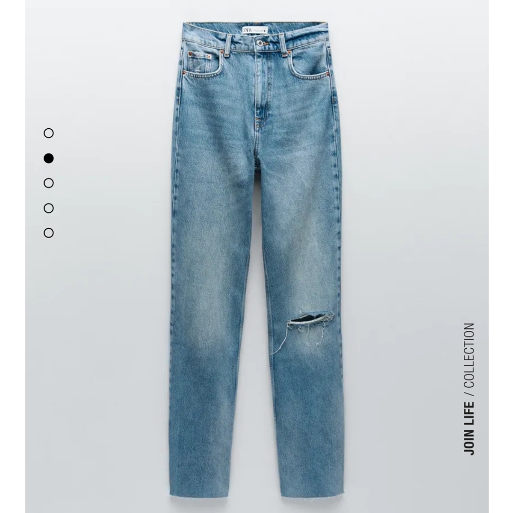 Zara premium 90s full length jeans, join life NWOT